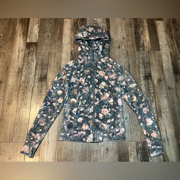 Lululemon Scuba Hoodie *Light Cotton Fleece Frosted Rose Multi Size 4 - Picture 3 of 8